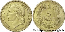 5 francs Lavrillier, bronze-aluminium 1938  F.337/1