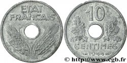10 centimes État français, petit module 1944  F.142/3 SUP60 