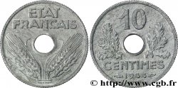 10 centimes État français, petit module 1944  F.142/3 SUP58 