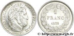 1 franc Louis-Philippe, couronne de chêne 1835 Paris F.210/40 SUP58 