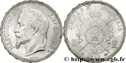 5 francs Napoléon III, tête laurée 1869 Strasbourg F.331/15