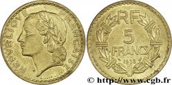 5 francs Lavrillier, bronze-aluminium 1938  F.337/1