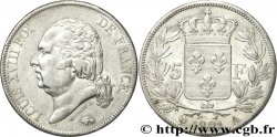 5 francs Louis XVIII, tête nue 1821 Paris F.309/60