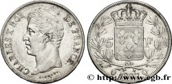 5 francs Charles X, 2e type 1827 Perpignan F.311/11