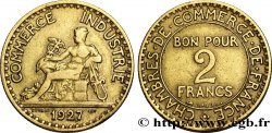2 francs Chambres de Commerce 1927  F.267/9