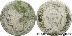 50 centimes Cérès, Troisième République 1871 Paris F.189/1