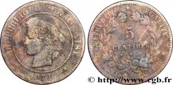 5 centimes Cérès 1871 Bordeaux F.118/3 B10 
