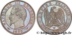 Cinq centimes Napoléon III, tête nue 1853 Lille F.116/7