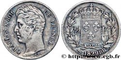 1/2 franc Charles X 1829 Strasbourg F.180/39 TTB48 