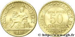 50 centimes Chambres de Commerce 1921 Paris F.191/3 SPL63 