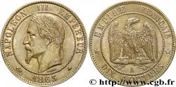 Dix centimes Napoléon III, tête laurée 1863 Paris F.134/10