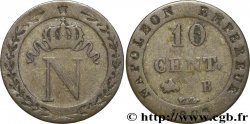 10 cent. à l&nbsp;N couronnée 1808 Rouen F.130/3 TB25 