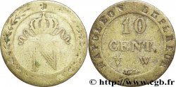 10 cent. à l&nbsp;N couronnée 1808 Lille F.130/9