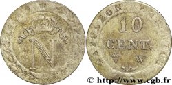 10 cent. à l&nbsp;N couronnée 1808 Lille F.130/9 TTB50 