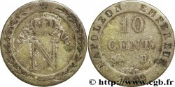 10 cent. à l&nbsp;N couronnée 1809 Rouen F.130/11 TB30 