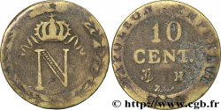 Faux de 10 cent. à l&nbsp;N couronnée 1808 La Rochelle F.130/5 var.