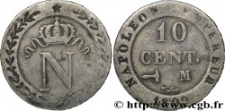 10 cent. à l&nbsp;N couronnée 1809 Toulouse F.130/16 TB35 