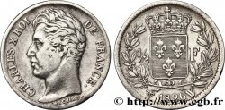 1/2 franc Charles X 1826 Lille F.180/12