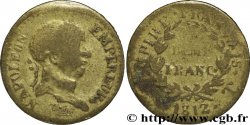 Faux de Demi-franc Napoléon Ier tête laurée, Empire français 1812 Nantes F.178/45 var. B6 