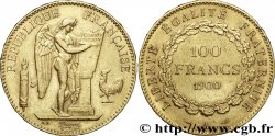 100 francs or Génie, tranche inscrite en relief Dieu protège la France 1900 Paris F.552/13