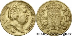 20 francs or Louis XVIII, tête nue 1818 Lille F.519/14 TTB40 