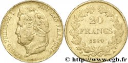 20 francs or Louis-Philippe, Domard 1840 Paris F.527/22 TTB48 