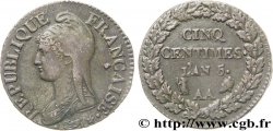 Cinq centimes Dupré, grand module 1797 Metz F.115/6 TTB52 