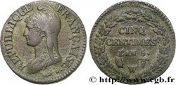 Cinq centimes Dupré, grand module 1799 Paris F.115/44 B8 