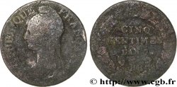 Cinq centimes Dupré, grand module 1799 Strasbourg F.115/58 B12 