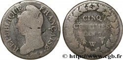 Cinq centimes Dupré, grand module 1799 Lille F.115/73