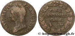 Cinq centimes Dupré, grand module 1800 Paris F.115/85 TB25 