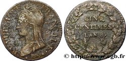 Cinq centimes Dupré, grand module 1800 Paris F.115/85 TTB45 