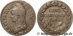 Cinq centimes Dupré, grand module 1800 Metz F.115/102 TTB40 