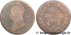 Cinq centimes Dupré, grand module 1800 Limoges F.115/127