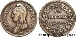 Un décime Dupré, grand module 1797 Paris F.129/1 TTB45 