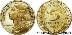 5 centimes Marianne, BE (Belle Épreuve), 4 plis 1997 Pessac F.125/40 var. FDC67 