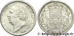 1/2 franc Louis XVIII 1822 Paris F.179/30