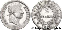 2 francs Napoléon Ier tête laurée, Empire français 1812 Paris F.255/38 TTB50 
