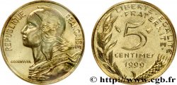 5 centimes Marianne, BU (Brillant Universel) 1999 Pessac F.125/43 FDC68 