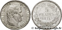 5 francs Ier type Domard, tranche en relief 1831 Lille F.320/13