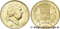 40 francs or Louis XVIII 1818 Lille F.542/8