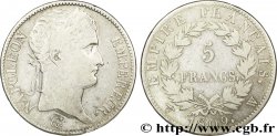 5 francs Napoléon Empereur, Empire français 1809 Lille F.307/13