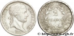 2 francs Napoléon Ier tête laurée, République française 1808 Paris F.254/4 TTB54 