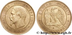 Dix centimes Napoléon III, tête nue 1852 Paris F.133/1 SUP62 