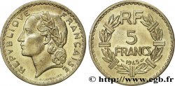 5 francs Lavrillier, bronze-aluminium 1945 Castelsarrasin F.337/6