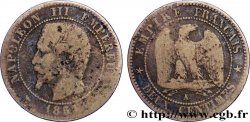 Deux centimes Napoléon III, tête nue 1853 Paris F.107/1 F12 