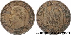 Cinq centimes Napoléon III, tête nue 1853 Rouen F.116/2 TTB45 
