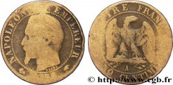 Cinq centimes Napoléon III, tête nue 1854 Paris F.116/8