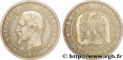 Dix centimes Napoléon III, tête nue 1856 Bordeaux F.133/38