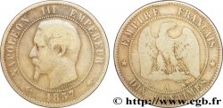 Dix centimes Napoléon III, tête nue 1857 Paris F.133/41